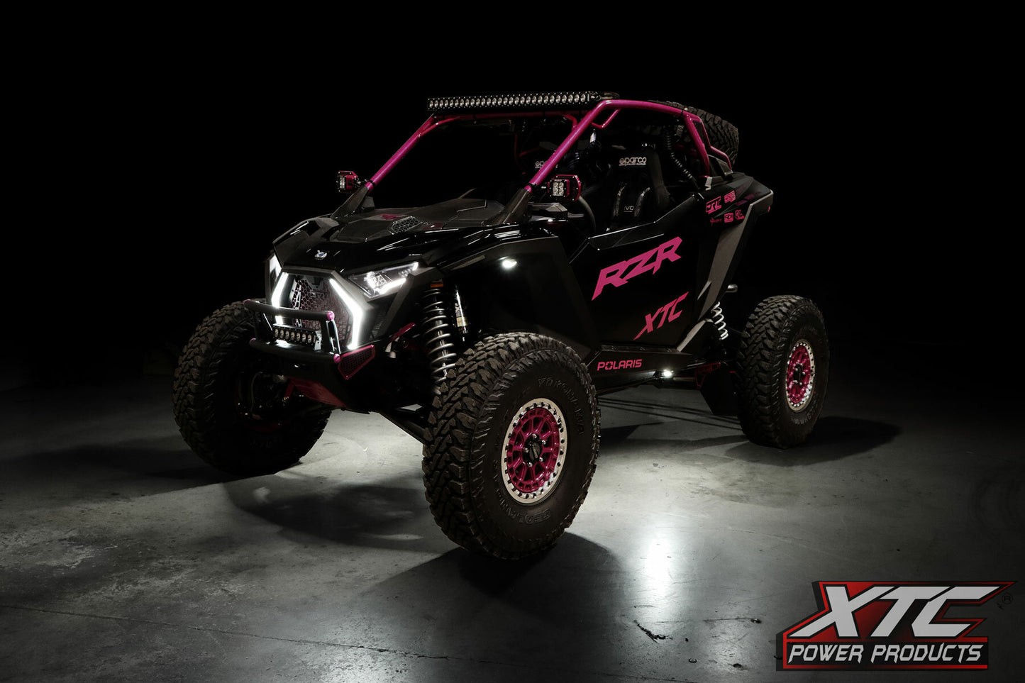 XTC Power Products XLITE-8PODS-RGBW 2020+ UTV Rock Light Kit RGB White