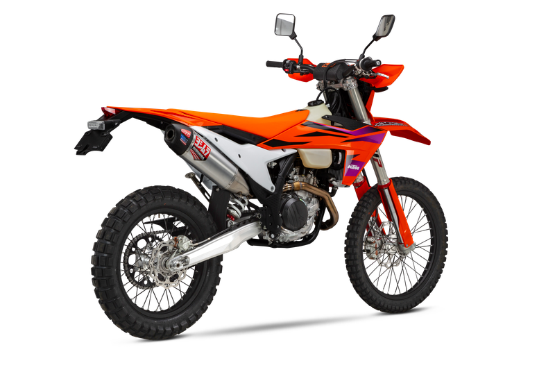 Yoshimura 265022S320 RS-12 Stainless Slip-On Exhaust with Aluminum Muffler for 2024 KTM 500 EXC-F - Moto-House MX