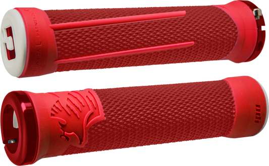 ODI D35A2RF-R 2020s Ag 2 MTB/BMX Grips Red Fire Red