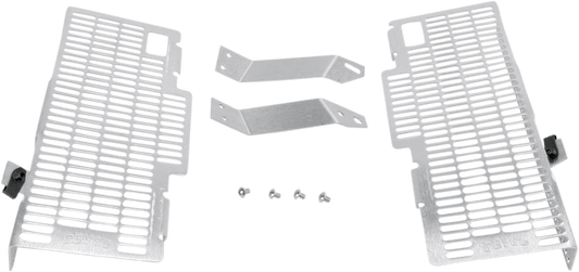 DEVOL Radiator Guards for Honda 0101 - 1301 * Brushed Aluminum, High - Grade Aluminum Alloy, Direct Frame Mounting - Moto - House MX