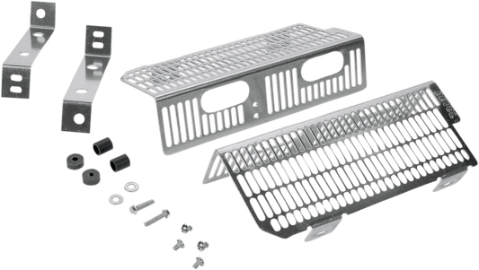 DEVOL Radiator Guards for KTM 0101 - 3101 * Brushed Aluminum - Moto - House MX
