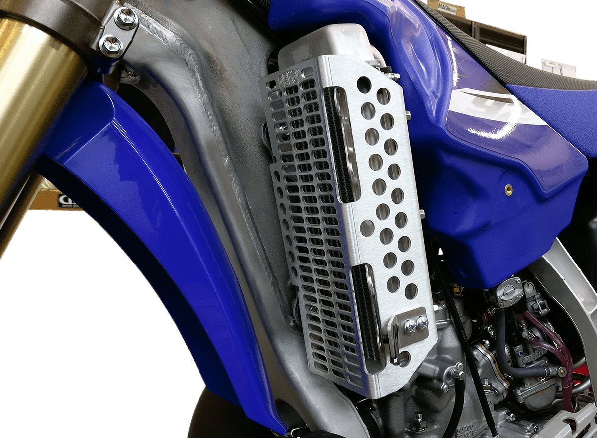 DEVOL Radiator Guards for Yamaha 0101 - 5404 - Brushed Aluminum - Moto - House MX