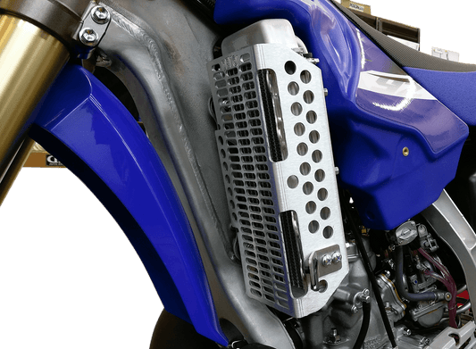 DEVOL Radiator Guards for Yamaha 0101 - 5404 - Brushed Aluminum - Moto - House MX