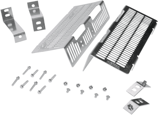 DEVOL Radiator Guards for Yamaha 0101 - 5504 - Brushed Aluminum - Moto - House MX