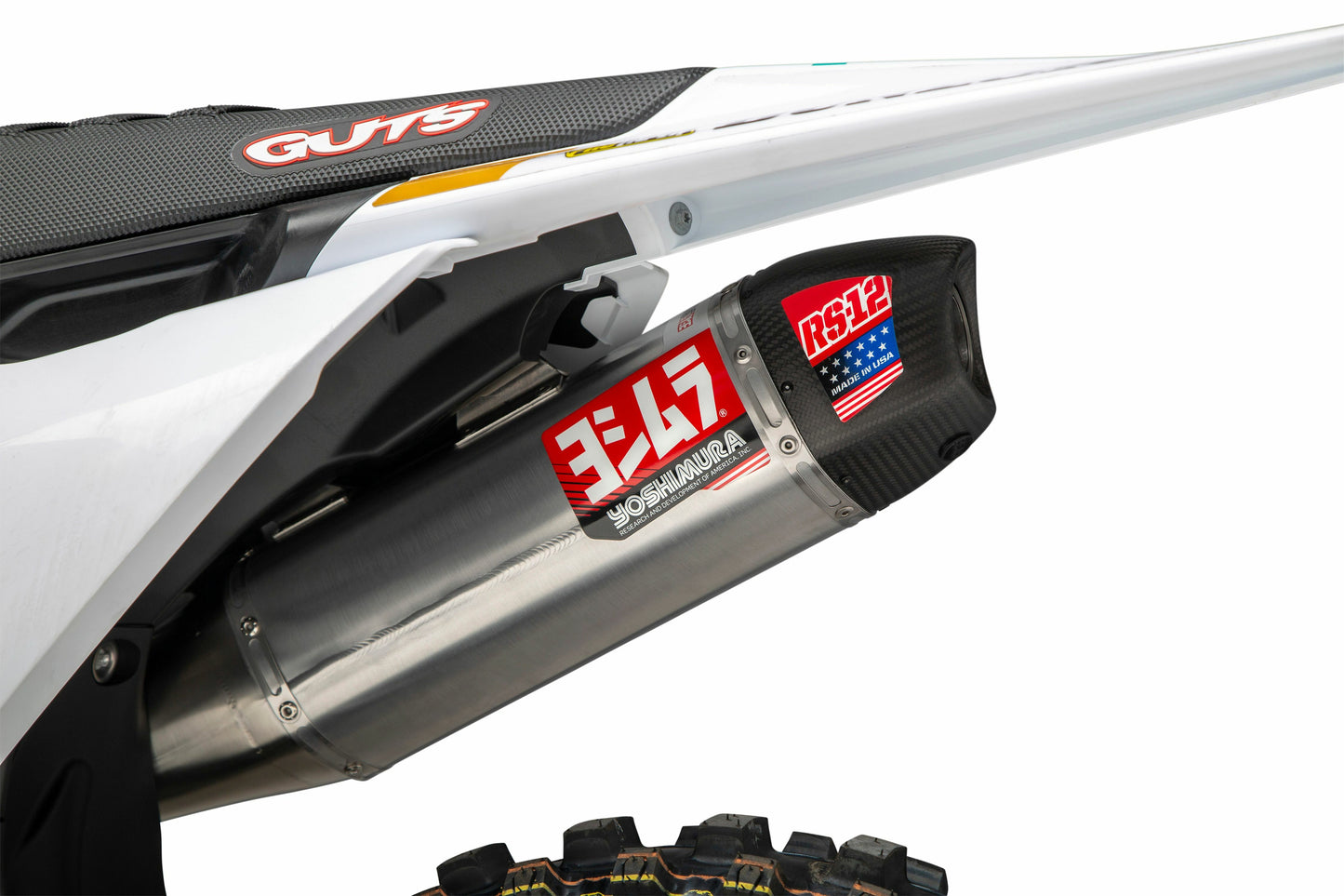 Yoshimura 262540S320 RS-12 Stainless Full Exhaust with Resonator Header for 2023 KTM 250 SX-F - Moto-House MX