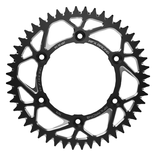 RFX FXRS 50-51 99BK 1999-2001 KTM/Husqvarna/Gas Aluminum Rear Sprocket 51t Black