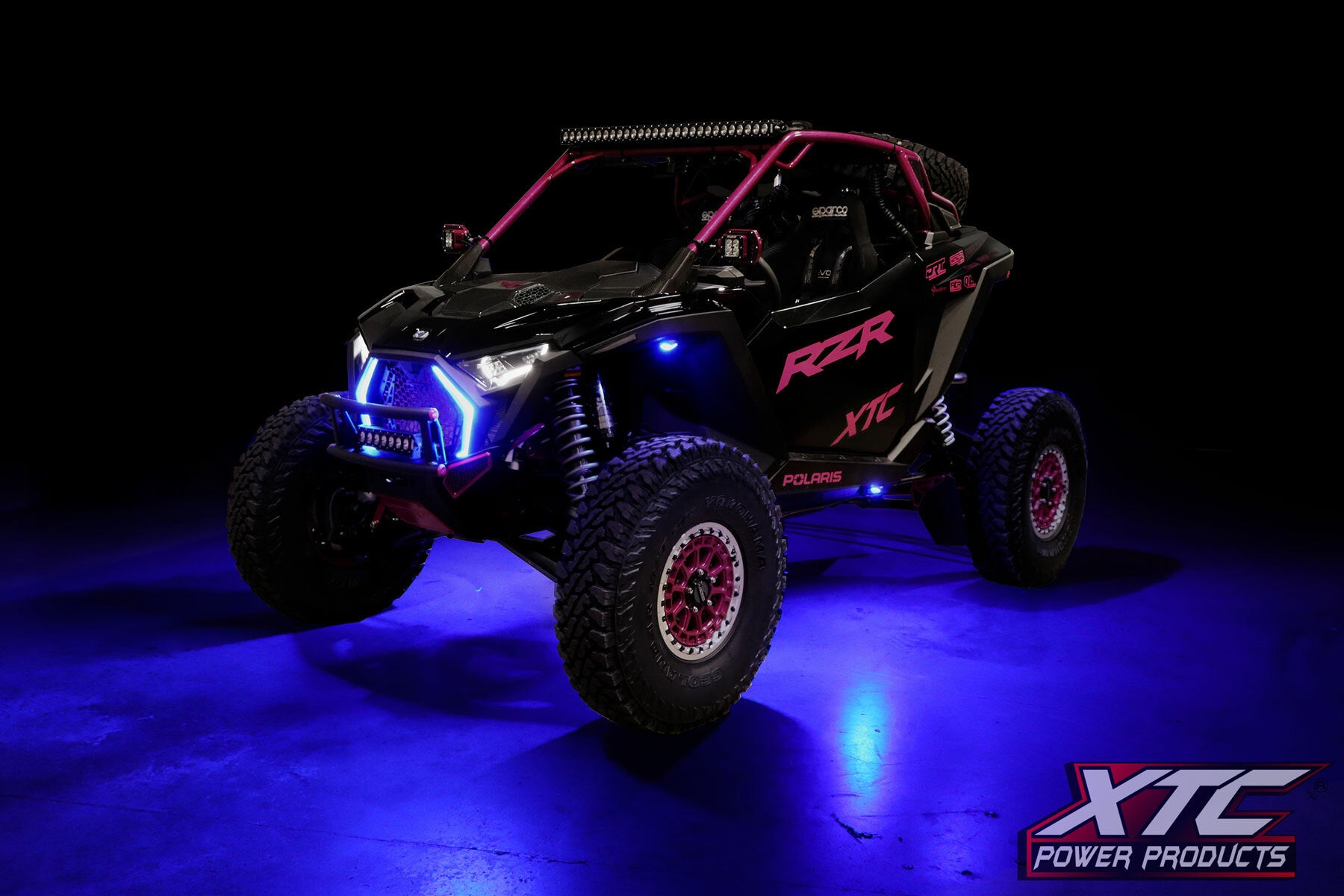 XTC Power Products XLITE-8PODS-RGBW 2020+ UTV Rock Light Kit RGB White