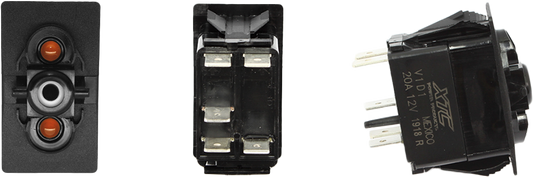 XTC Power Products SW11-AA000000 2020s Dash Switch Body Single Acc Amber