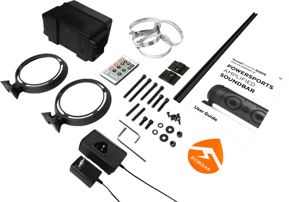 ECOXGEAR SoundExtreme 26" Battery - Powered Soundbar - GDI - EXSEB2601 – Rugged, Loud & Waterproof! - Moto - House MX
