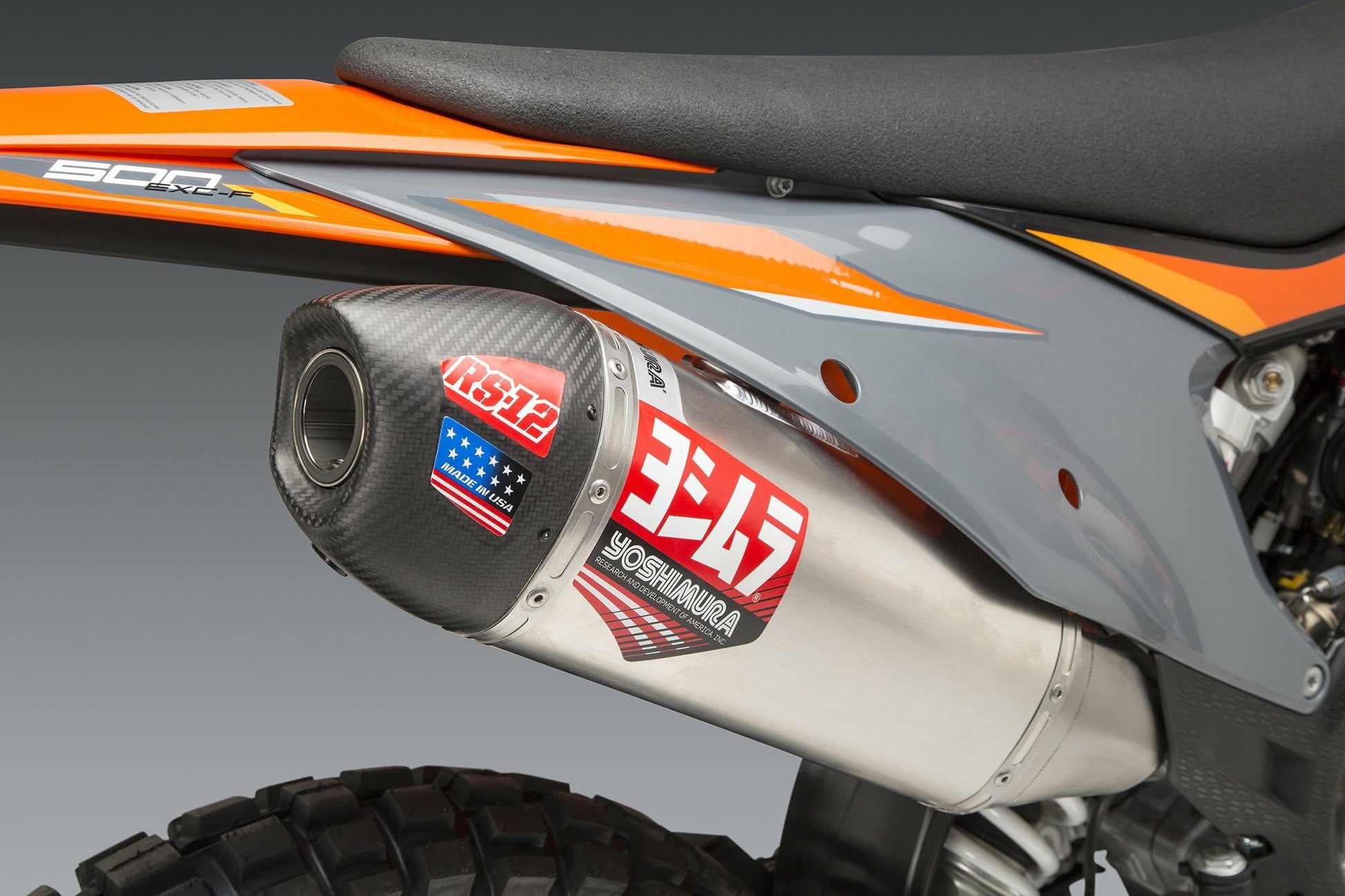 Yoshimura 265000S320 RS-12 Stainless Full Exhaust System for 2020-2023 KTM 500 EXC-F and Husqvarna FE 501 - Moto-House MX