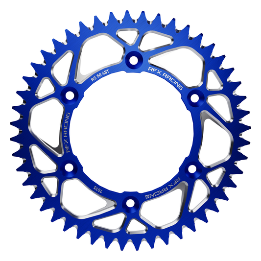 RFX FXRS 57-43 99BU Aluminum Rear Sprocket 43t Blue KTM Husqvarna Gas