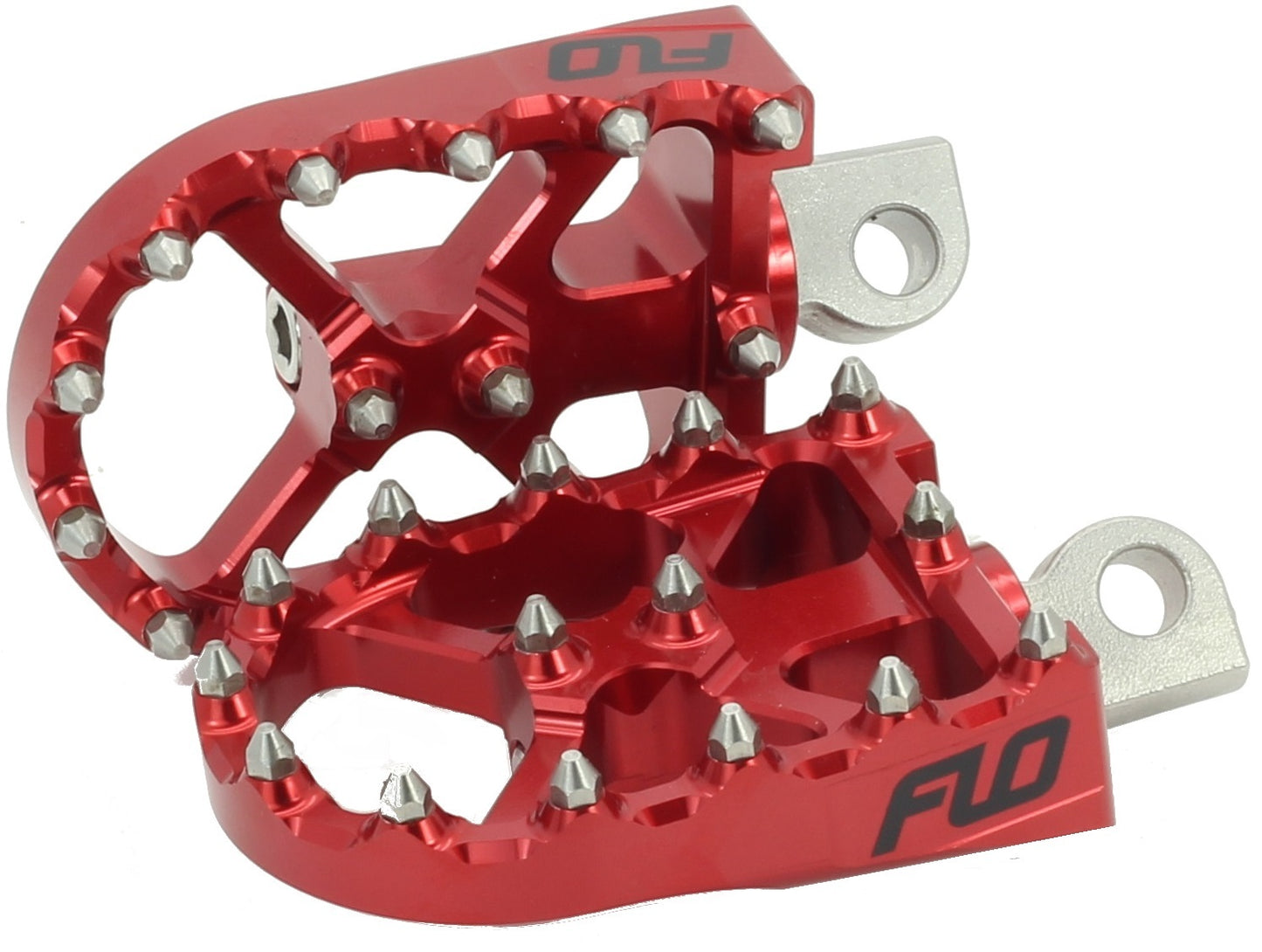 FLO MOTORSPORTS FPEG-800V3R 2014-2017 Harley Davidson XL1200T BMX Style Foot Pegs Red