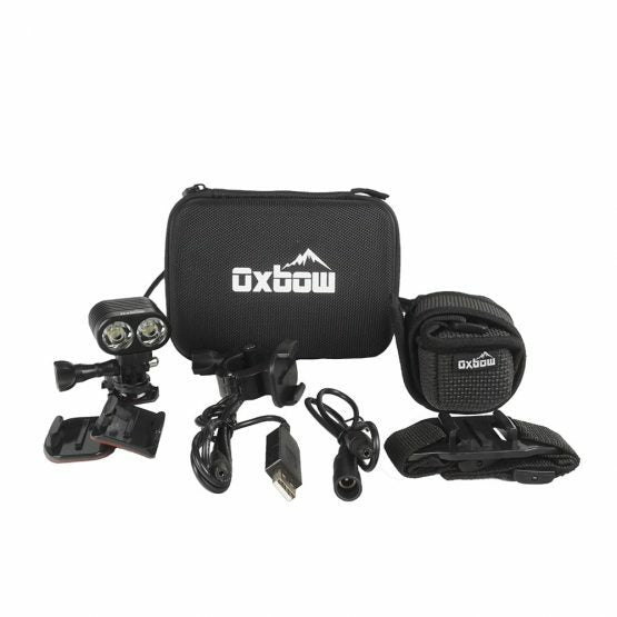 OXBOW GEAR LLC OXBOW GEAR LLC Voyager Mountain Bike Light Rechargeable Lithium Battery HL1011 HL1011