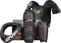 EVS Youth Slam Combo Plus - Elbow Pad, Knee Pad, R2 Race Collar and Bantam Roost Deflector - Moto - House MX