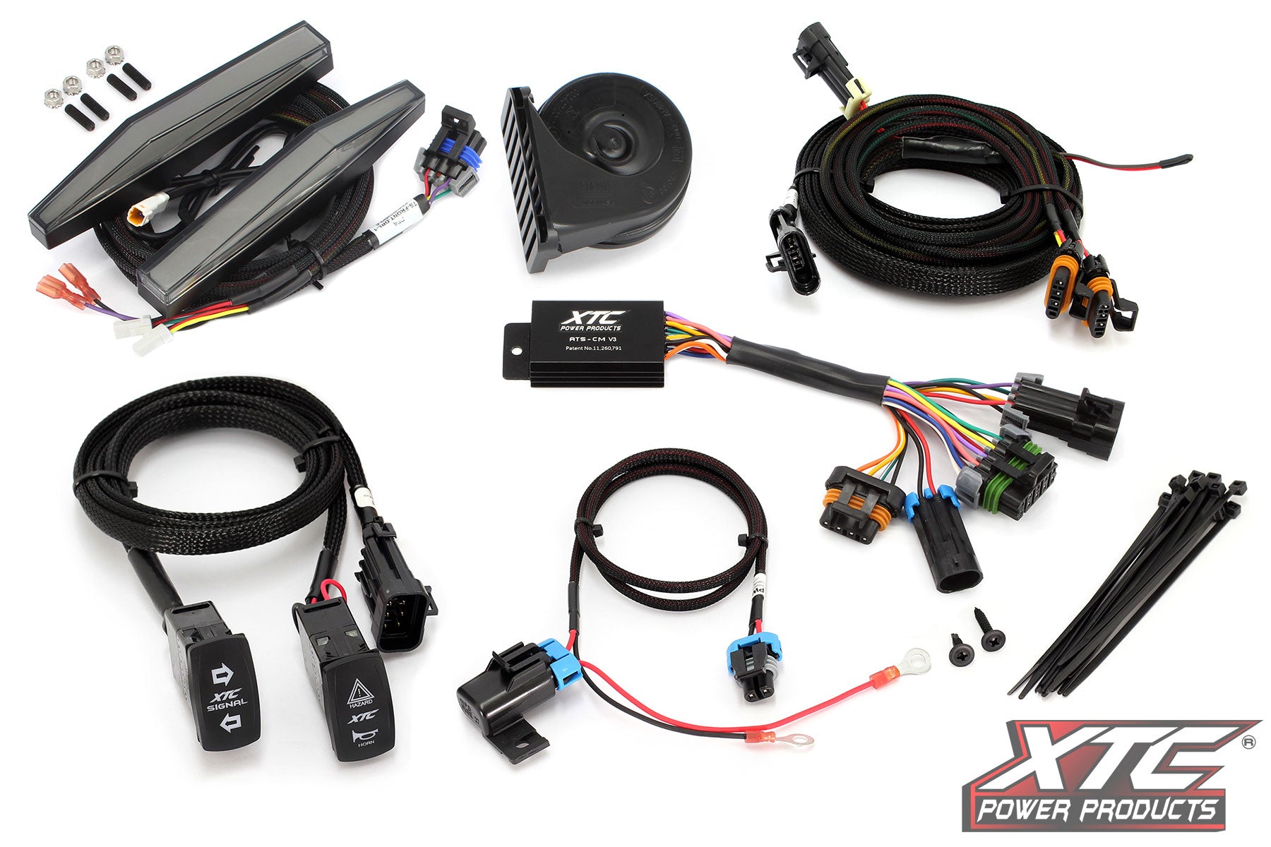 XTC Power Products ATS-POL-XP14-DRL 2020s UTV Turn Signal System with Front Sequential Lights