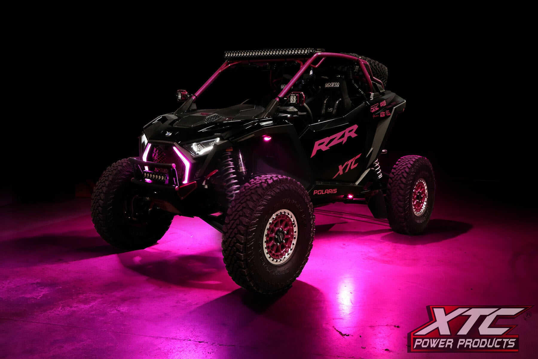 XTC Power Products XLITE-8PODS-RGBW 2020+ UTV Rock Light Kit RGB White
