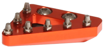 RFX FXRB 90101 99OR 1999-2005 Honda CR250R Solid Rear Brake Tip Orange