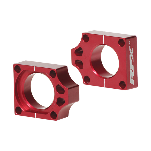 RFX FXAB 10200 99RD 2017-2020 Honda CRF450/250 Rear Axle Blocks Red