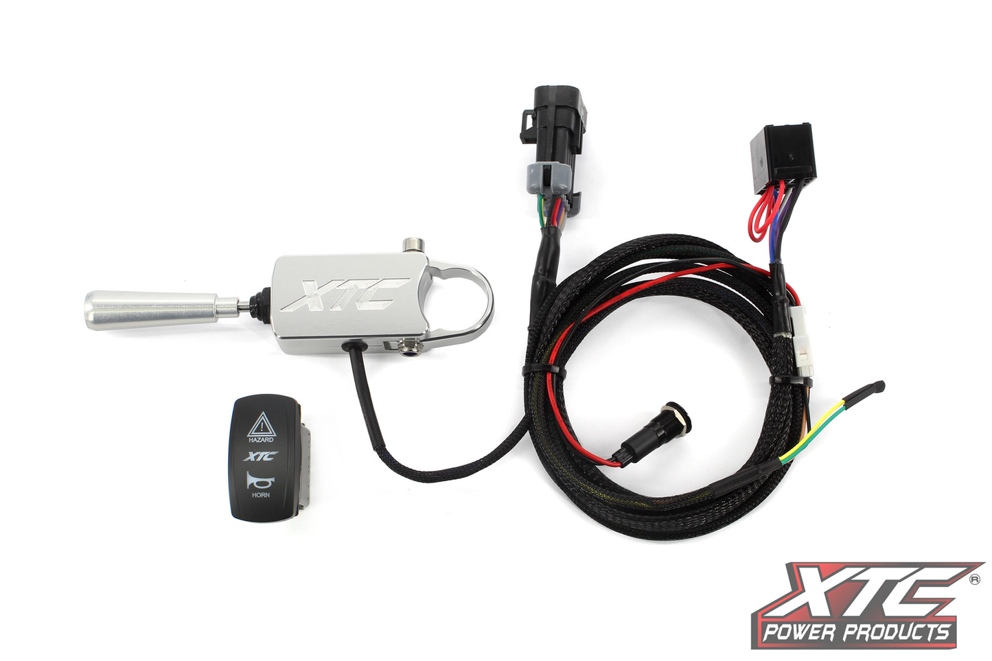 XTC POWER PRODUCTS XTC Power Products ATS-L-CAN-HD11 Auto Turn Signal Kit with Billet Lever for Motorcycles ATS-L-CAN-HD11