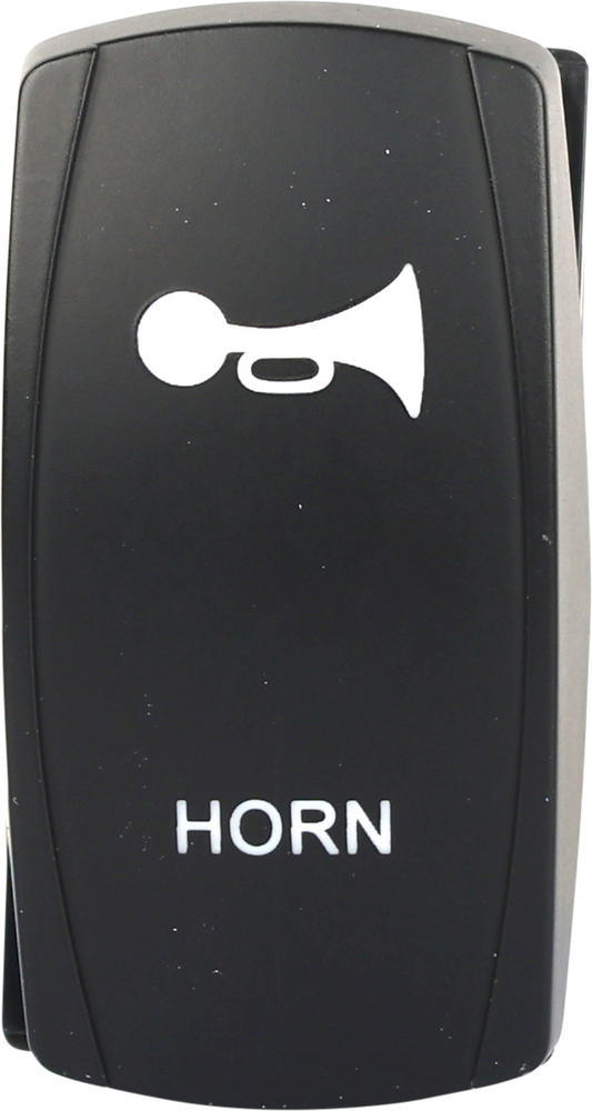 Horn Pro Rocker Switch part number 459-19082 featuring dual Amber LED illumination and weather-sealed body.