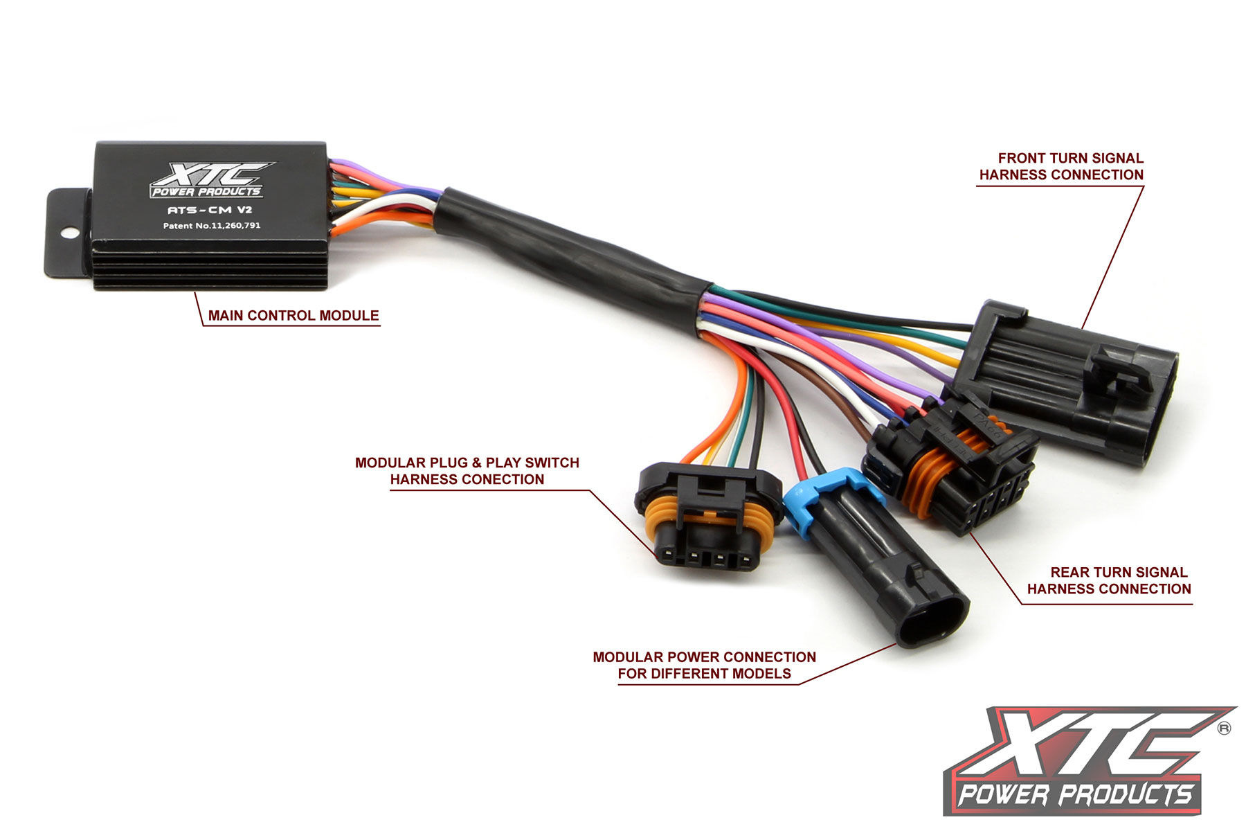 XTC Power Products ATS-KAW-MPRO 2017-2018 Kawasaki Mule Pro Auto Turn Signal Kit