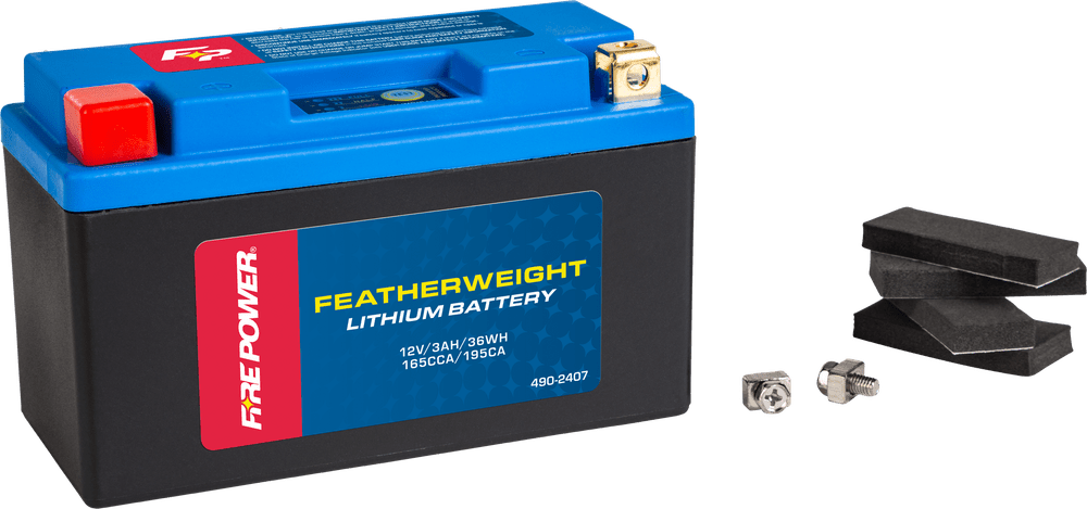 Fire Power Featherweight Lithium Battery - HJT9B - FP - B - 165CCA - 2004 - 2009 Yamaha YFZ450 - Moto - House MX