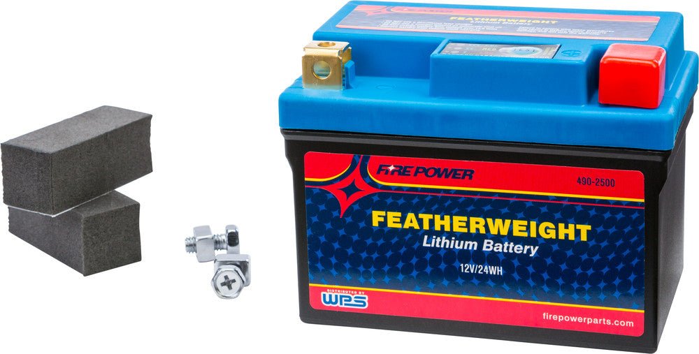 Fire Power Featherweight Lithium Battery HJTZ5SL - FP - B - 2014 - 2023 Honda CRF125F - Moto - House MX