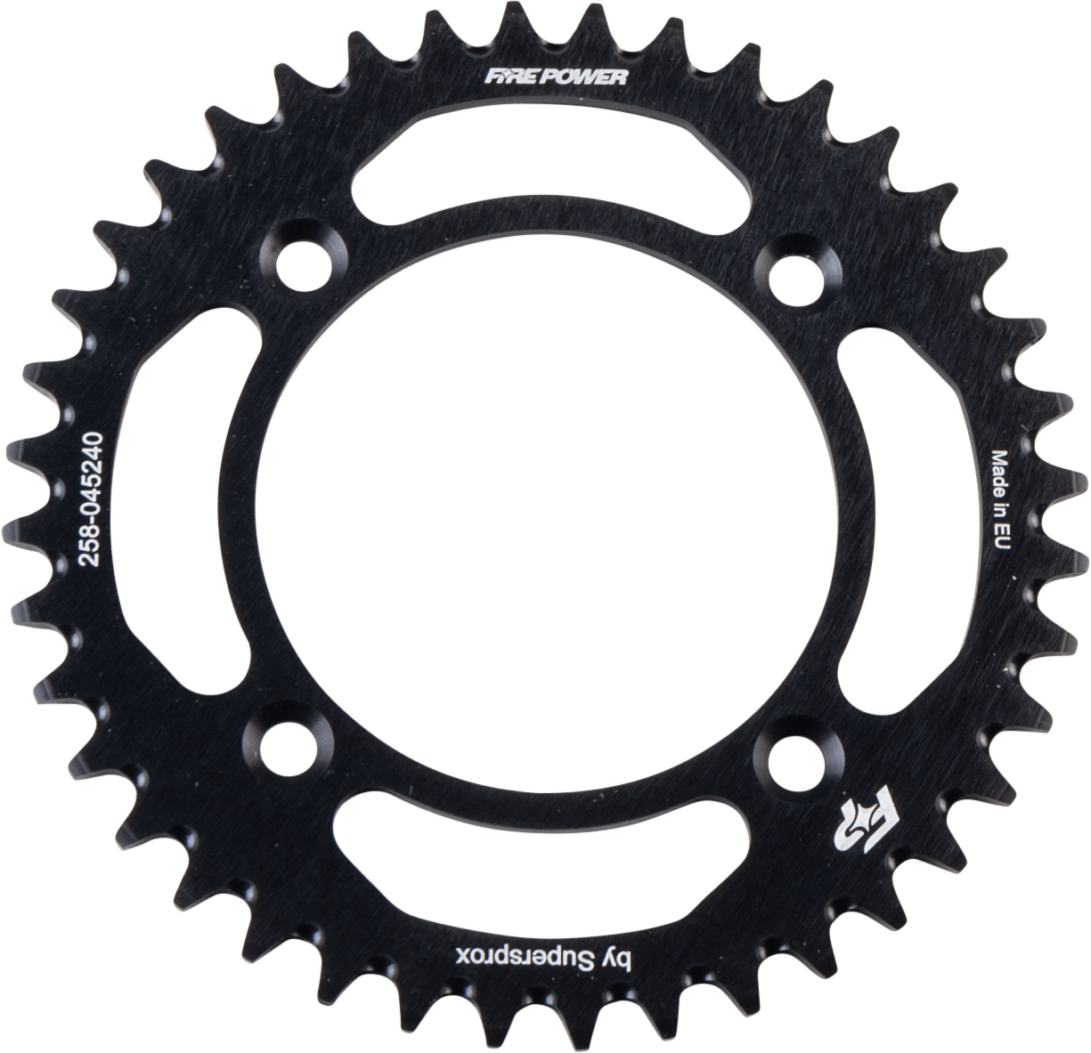 FIRE POWER FIRE POWER Rear Sprocket Aluminum 40 Tooth for Gas - Gas MC 50 (Part FPA - 452 - 40 - BLK) FPA - 452 - 40 - BLK - Moto - House MX