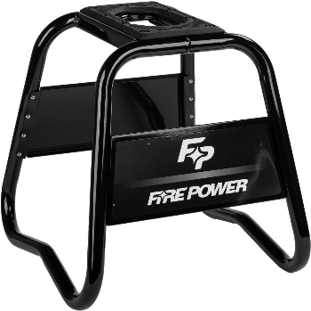 Fire Power Podium Dirt Bike Stand - 61 - 08304 - Aluminum Black - Moto - House MX