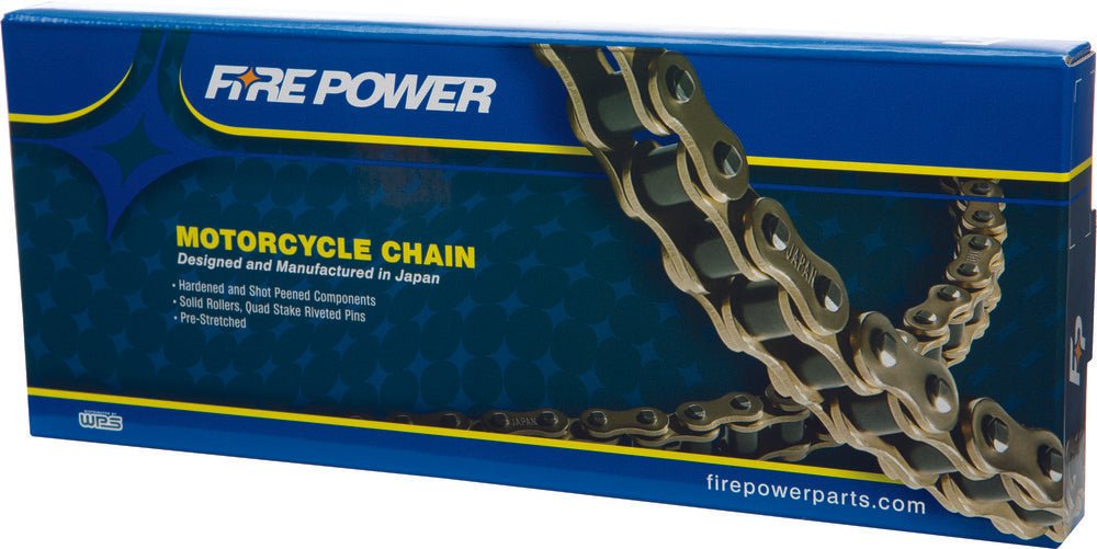 Fire Power Standard Chain 428 x 130 Natural Finish - Moto - House MX