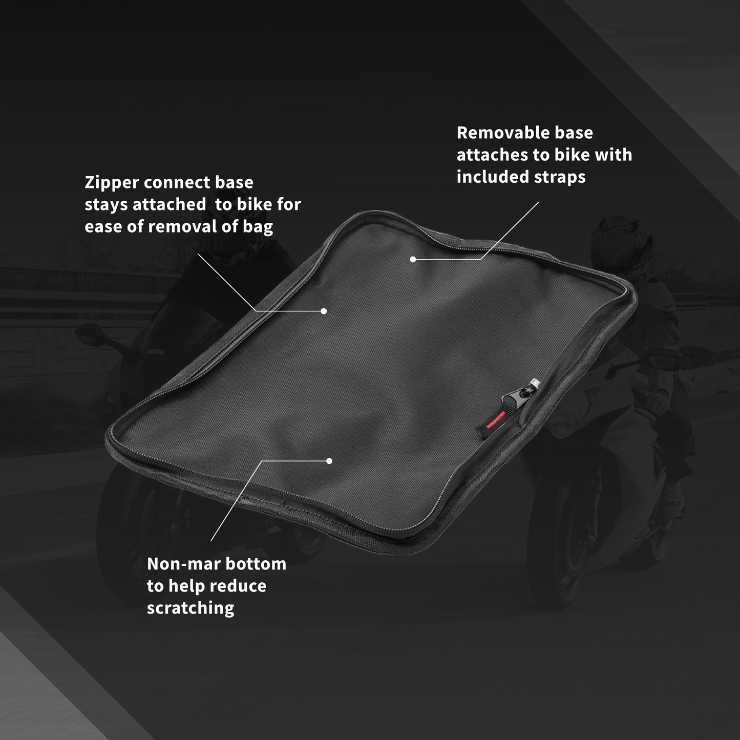 Fly Racing 6245 479 - 10500 Tail Bag with Expandable Storage and Rain Cover - Moto - House MX