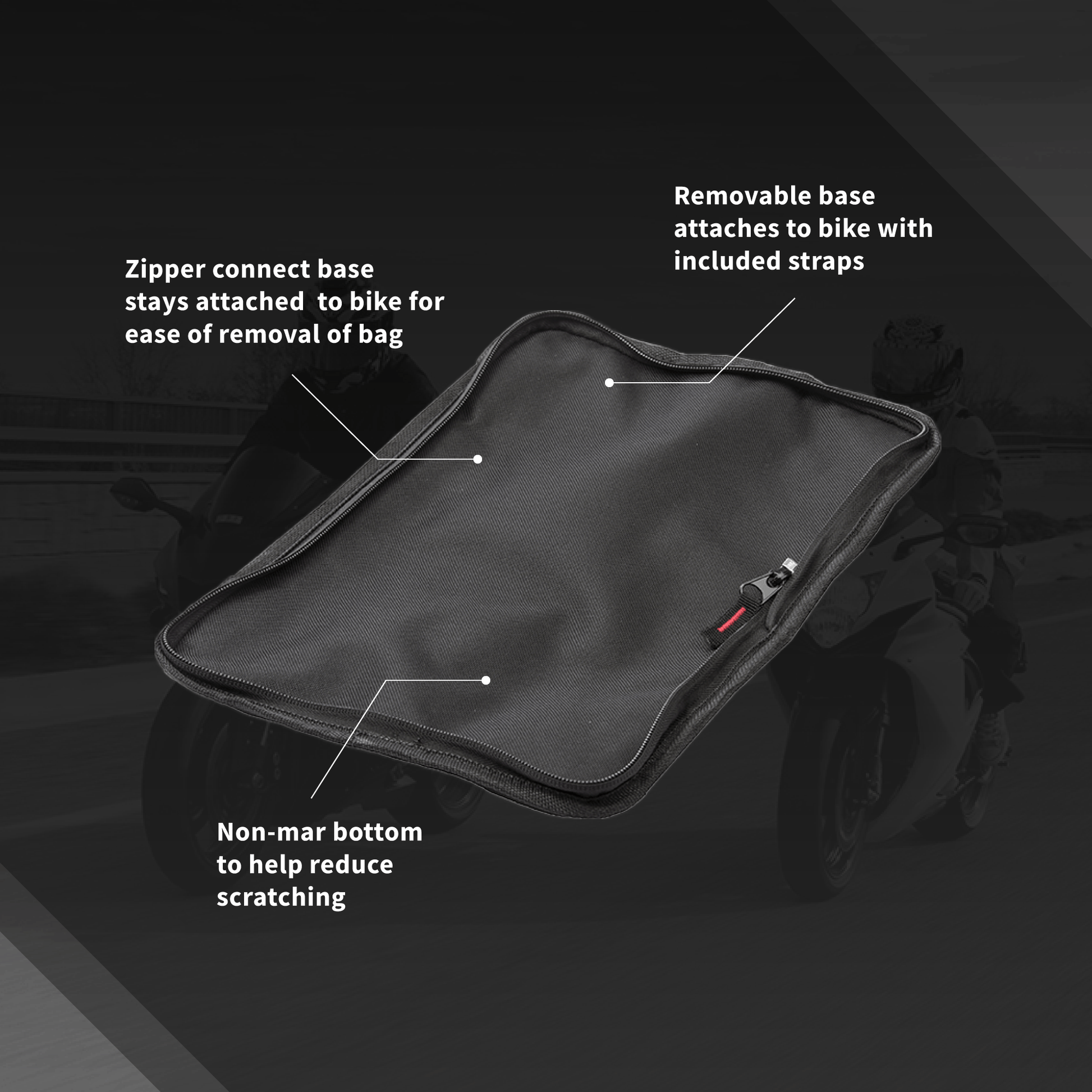 Fly Racing 6245 479 - 10500 Tail Bag with Expandable Storage and Rain Cover - Moto - House MX