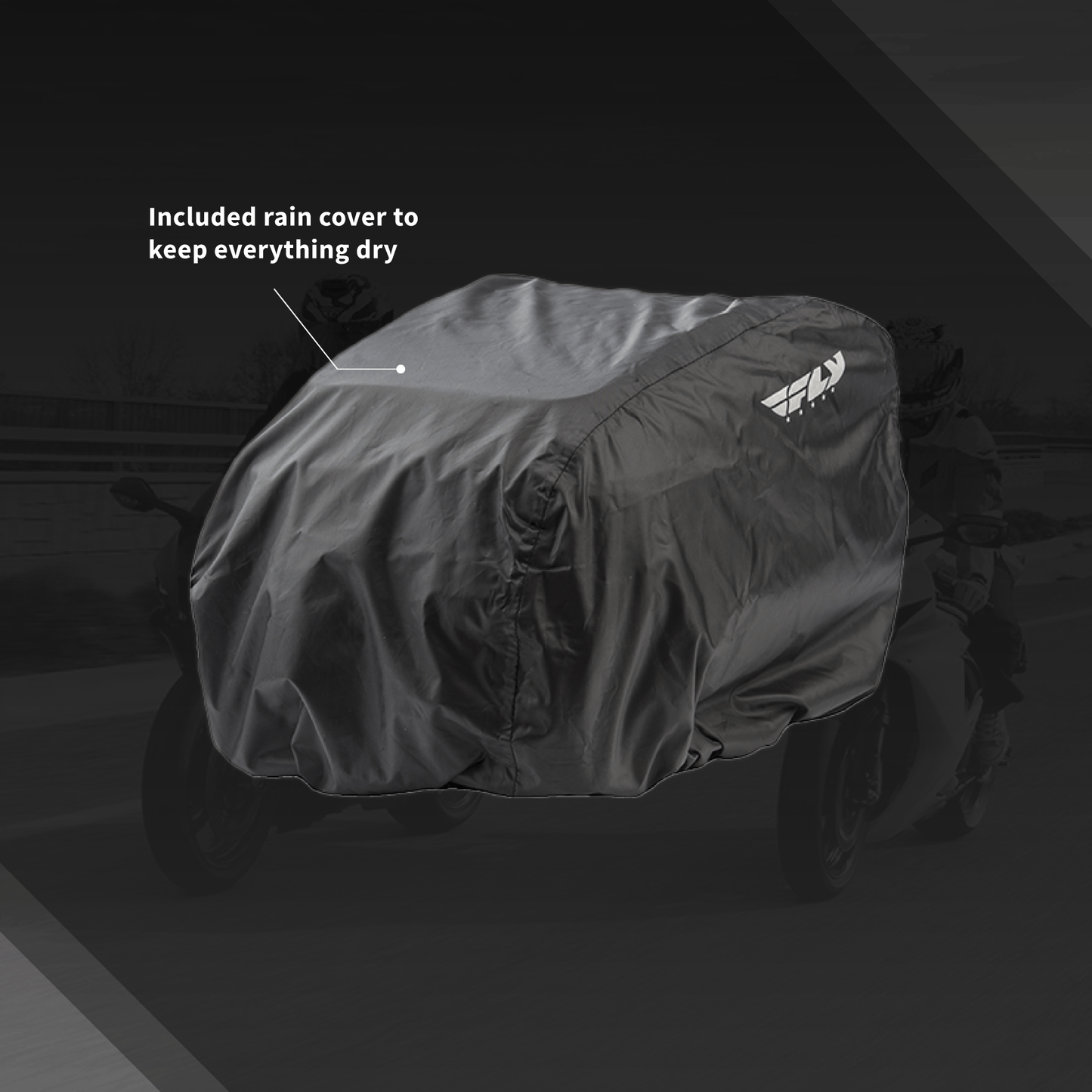 Fly Racing 6245 479 - 10500 Tail Bag with Expandable Storage and Rain Cover - Moto - House MX