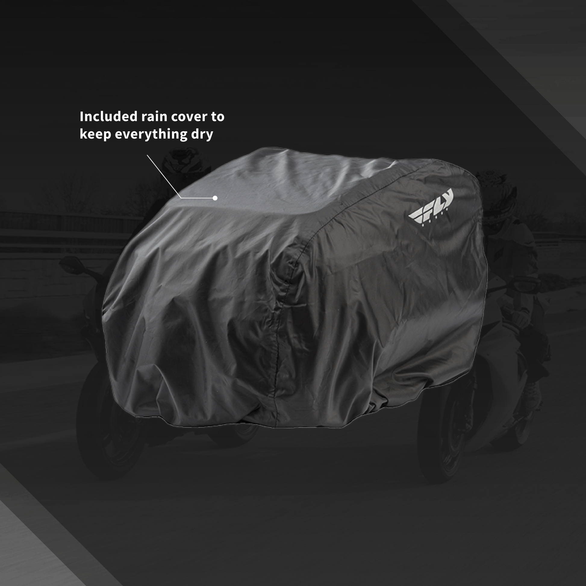 Fly Racing 6245 479 - 10500 Tail Bag with Expandable Storage and Rain Cover - Moto - House MX
