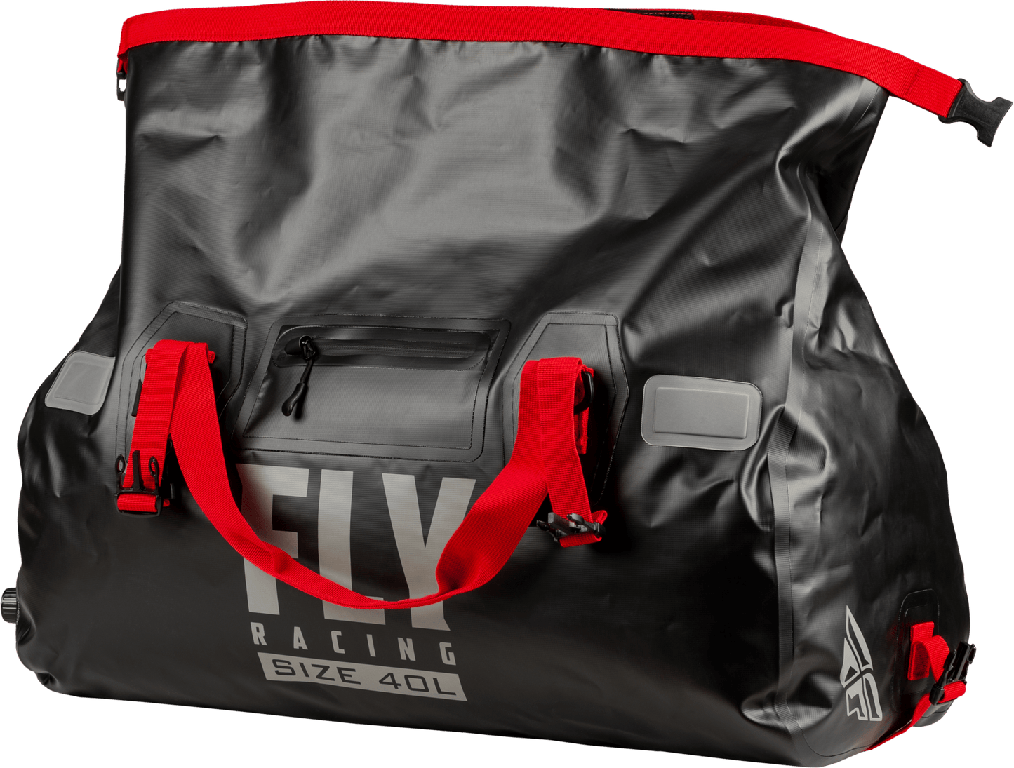 Fly Racing Roamer 40L Dry Bag Black * Waterproof Roll - Top Storage Solution - Moto - House MX