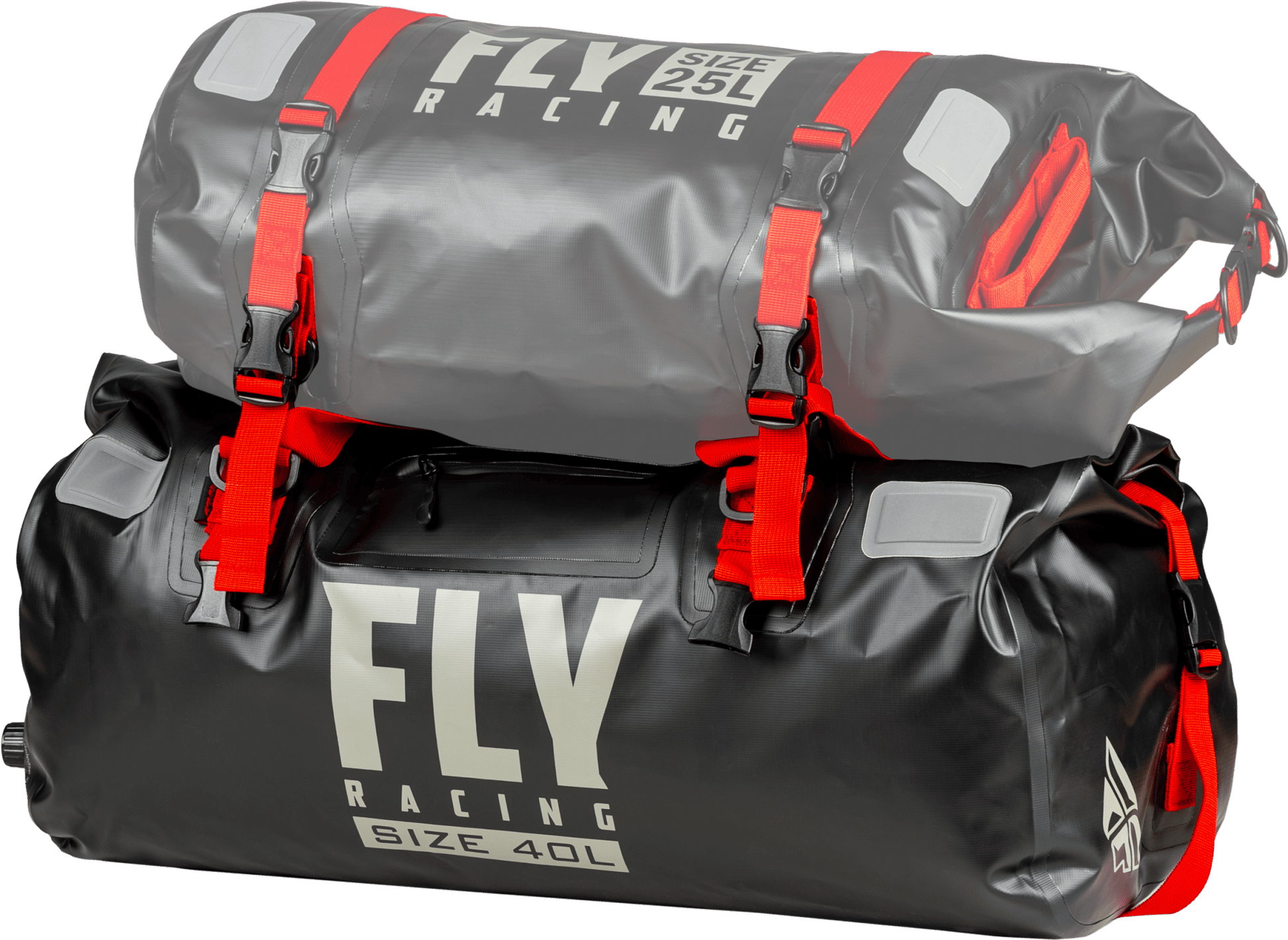 Fly Racing Roamer 40L Dry Bag Black * Waterproof Roll - Top Storage Solution - Moto - House MX