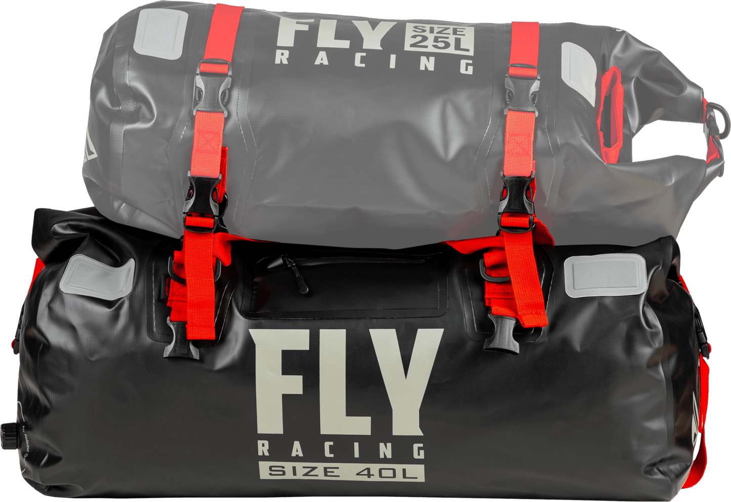 Fly Racing Roamer 40L Dry Bag Black * Waterproof Roll - Top Storage Solution - Moto - House MX