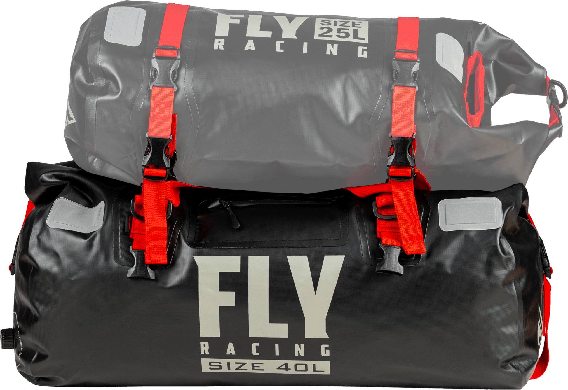 Fly Racing Roamer 40L Dry Bag Black * Waterproof Roll - Top Storage Solution - Moto - House MX