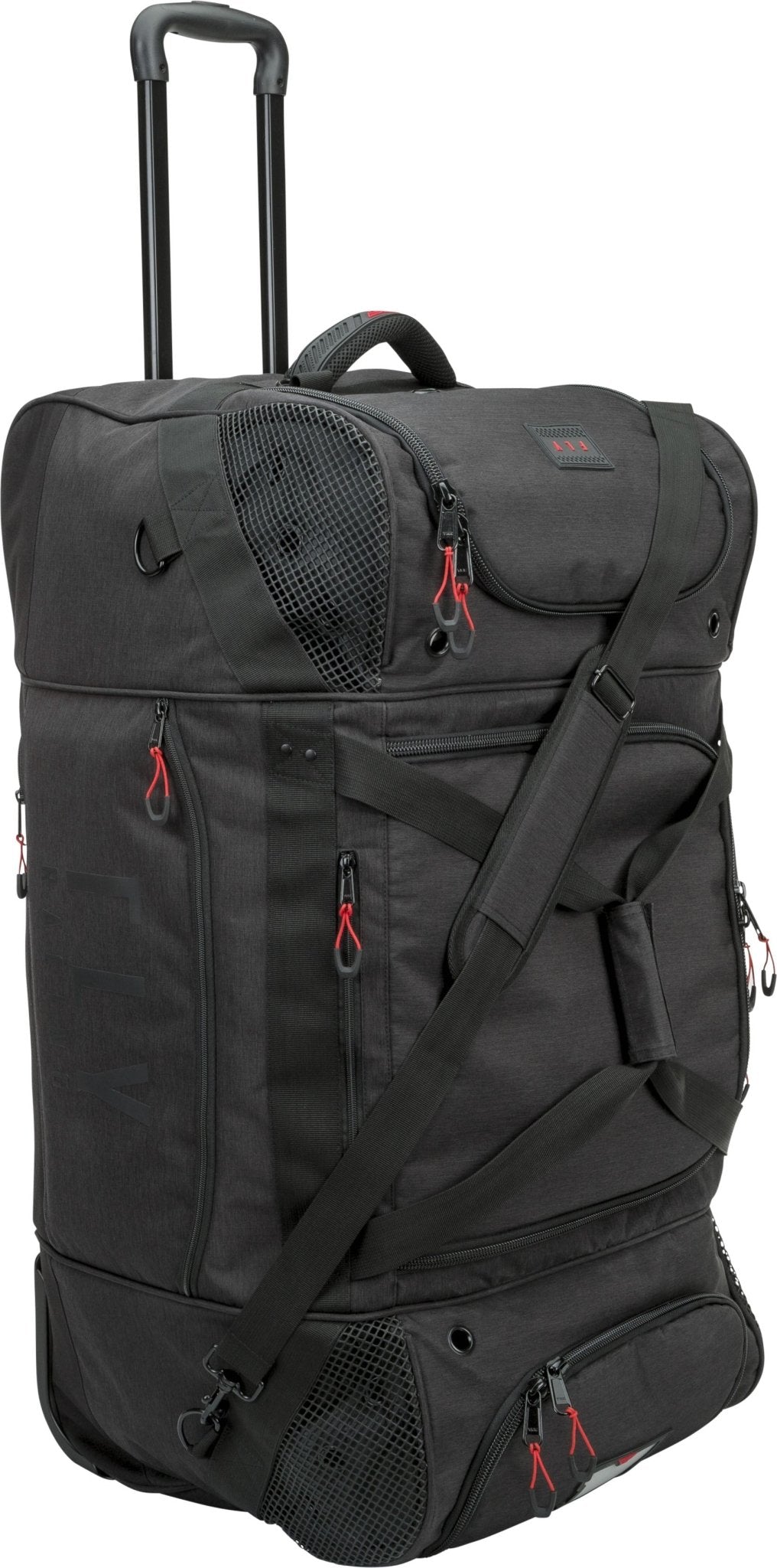 FLY Racing Roller Grande Gear Bag Black - 125L Capacity with Durable Construction - Moto - House MX