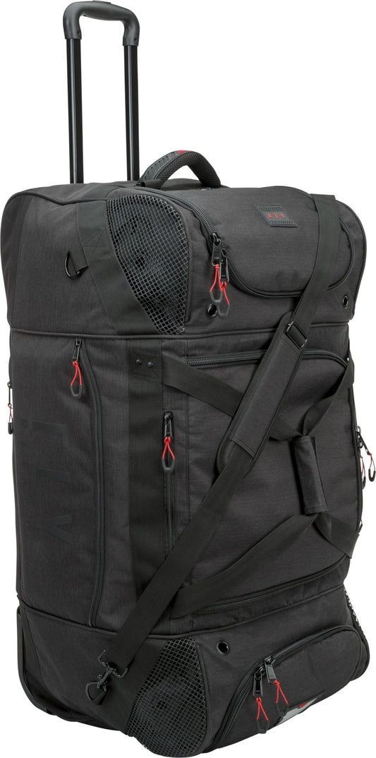 FLY Racing Roller Grande Gear Bag Black - 125L Capacity with Durable Construction - Moto - House MX