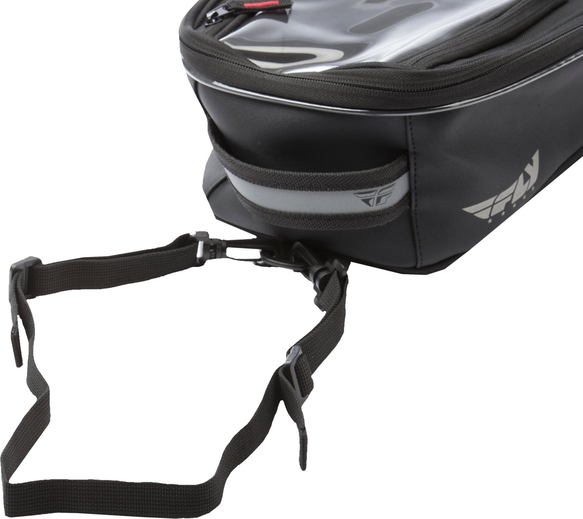 Fly Racing Small Tank Bag Black with 7.5 Liter Capacity and Touch Screen Pocket - Moto - House MX
