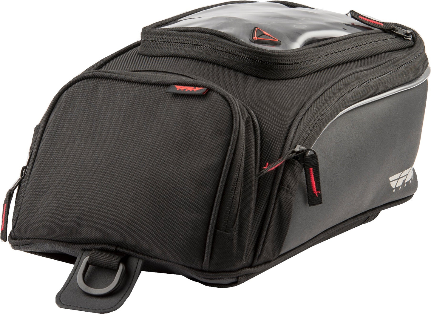 Fly Racing Small Tank Bag Black with 7.5 Liter Capacity and Touch Screen Pocket - Moto - House MX