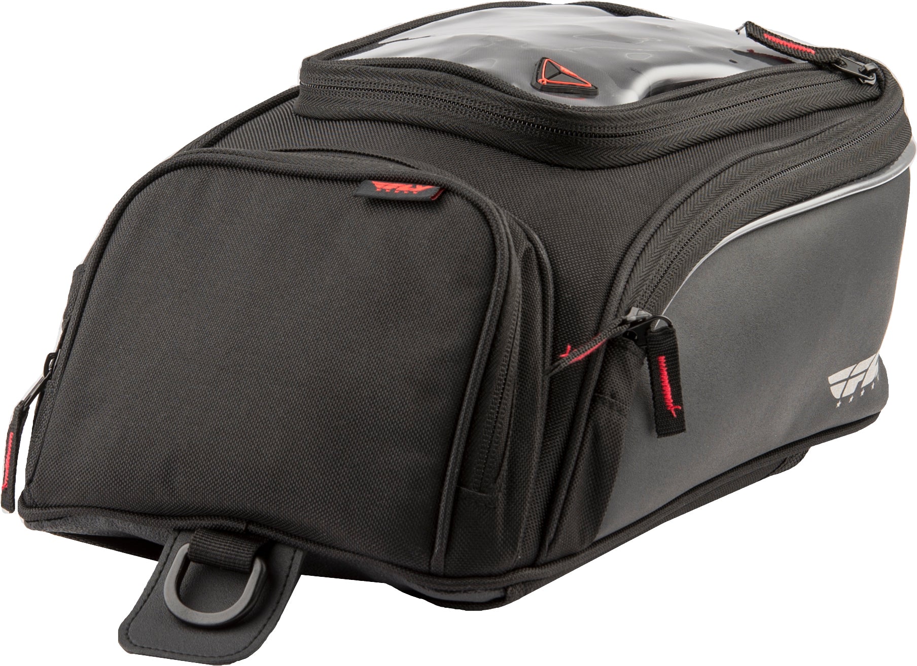 Fly Racing Small Tank Bag Black with 7.5 Liter Capacity and Touch Screen Pocket - Moto - House MX