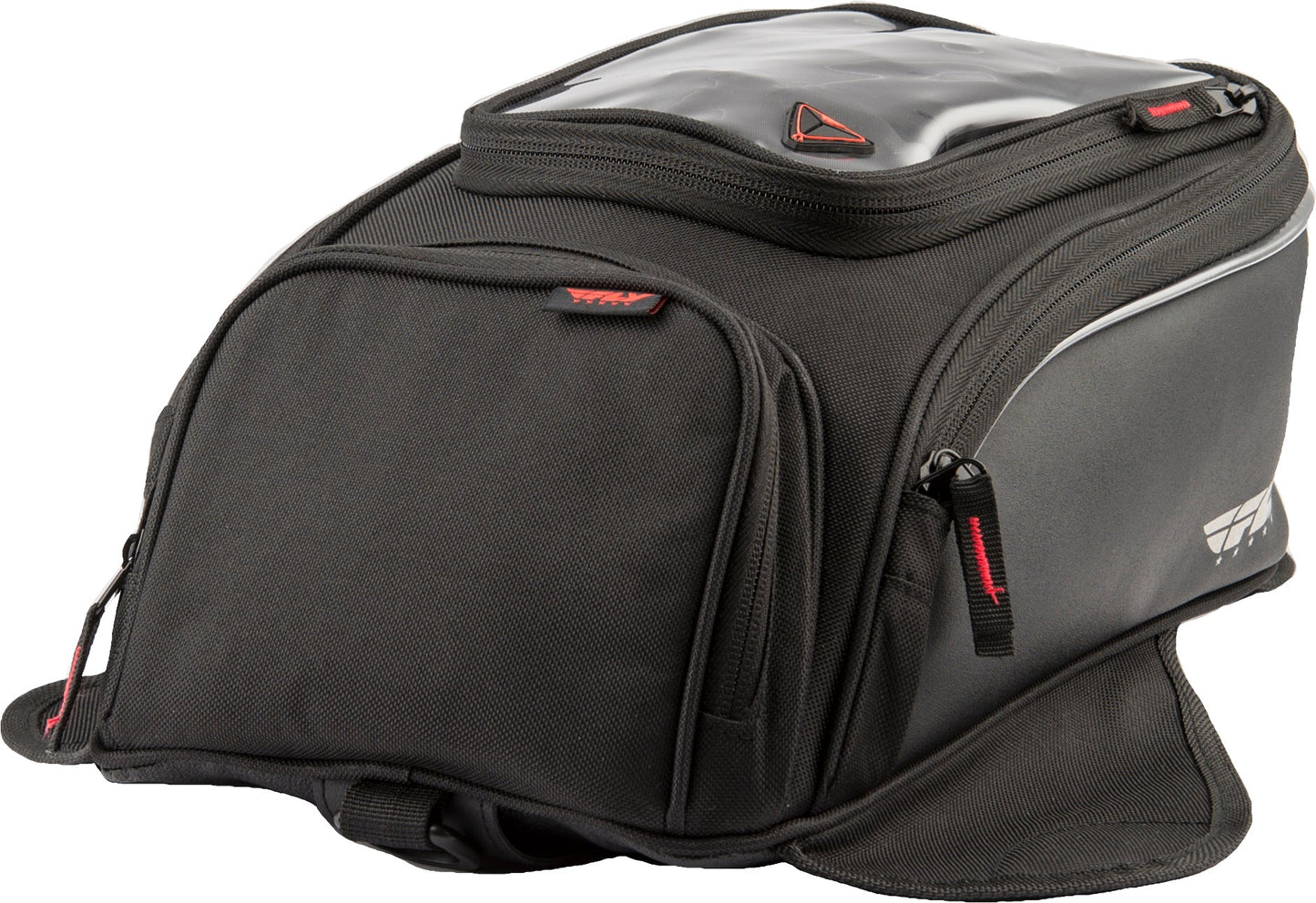 Fly Racing Small Tank Bag Black with 7.5 Liter Capacity and Touch Screen Pocket - Moto - House MX