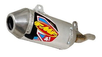 FMF Aluminum Mini Factory 4.1 RCT - 041592 - (Slip - On) Stainless End Cap - 2019 - 2024 Honda CRF110F - Moto - House MX