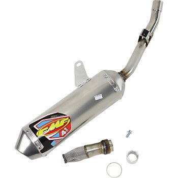 FMF Aluminum Mini Factory 4.1 RCT - 042382 - (Slip - On) Stainless End Cap - 2008 - 2023 Kawasaki KLX140R, KLX140L, and KLX140 - Moto - House MX