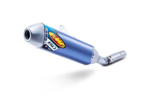 FMF Aluminum Mini Factory 4.1 RCT Blue Ti - 042383 - (Slip - On) - 2008 - 2023 Kawasaki KLX140, KLX140L, KLX140R, and KLX140R L - Moto - House MX