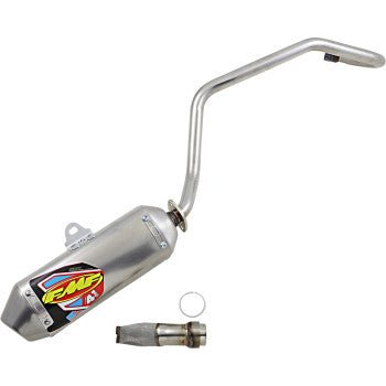 FMF Aluminum Mini Factory 4.1 RCT Exhaust System - Aluminum/Stainless Steel - 042380 - 2020 - 2023 Kawasaki KLX110 - Moto - House MX