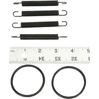 FMF Exhaust Pipe Springs and O - Rings Kit - 011319 - 1987 - 2006 Yamaha Banshee YFZ350 - Moto - House MX