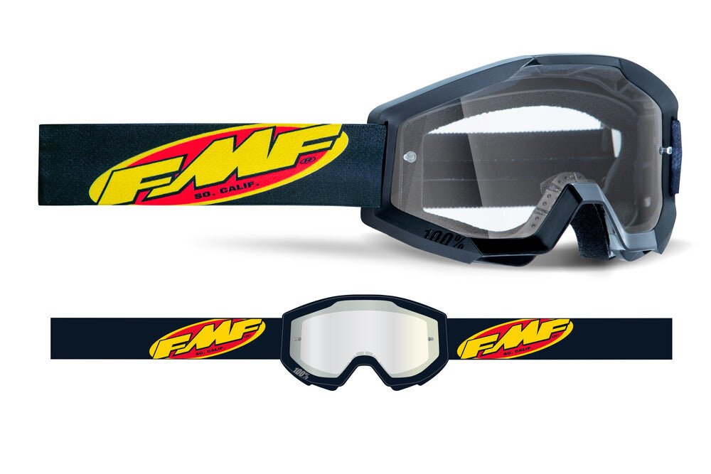 FMF Vision Powercore Youth Goggle Core Black Clear Lens - F - 50054 - 00002 - Moto - House MX